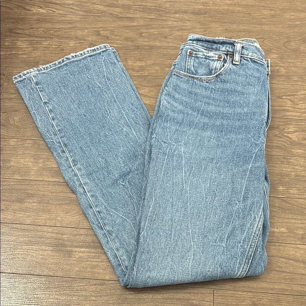 Abercrombie & Fitch Light Blue Women Flare Jeans